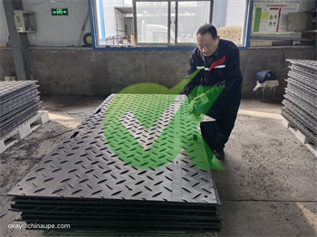 48″x96″ green ground access mats 80 T load capacity